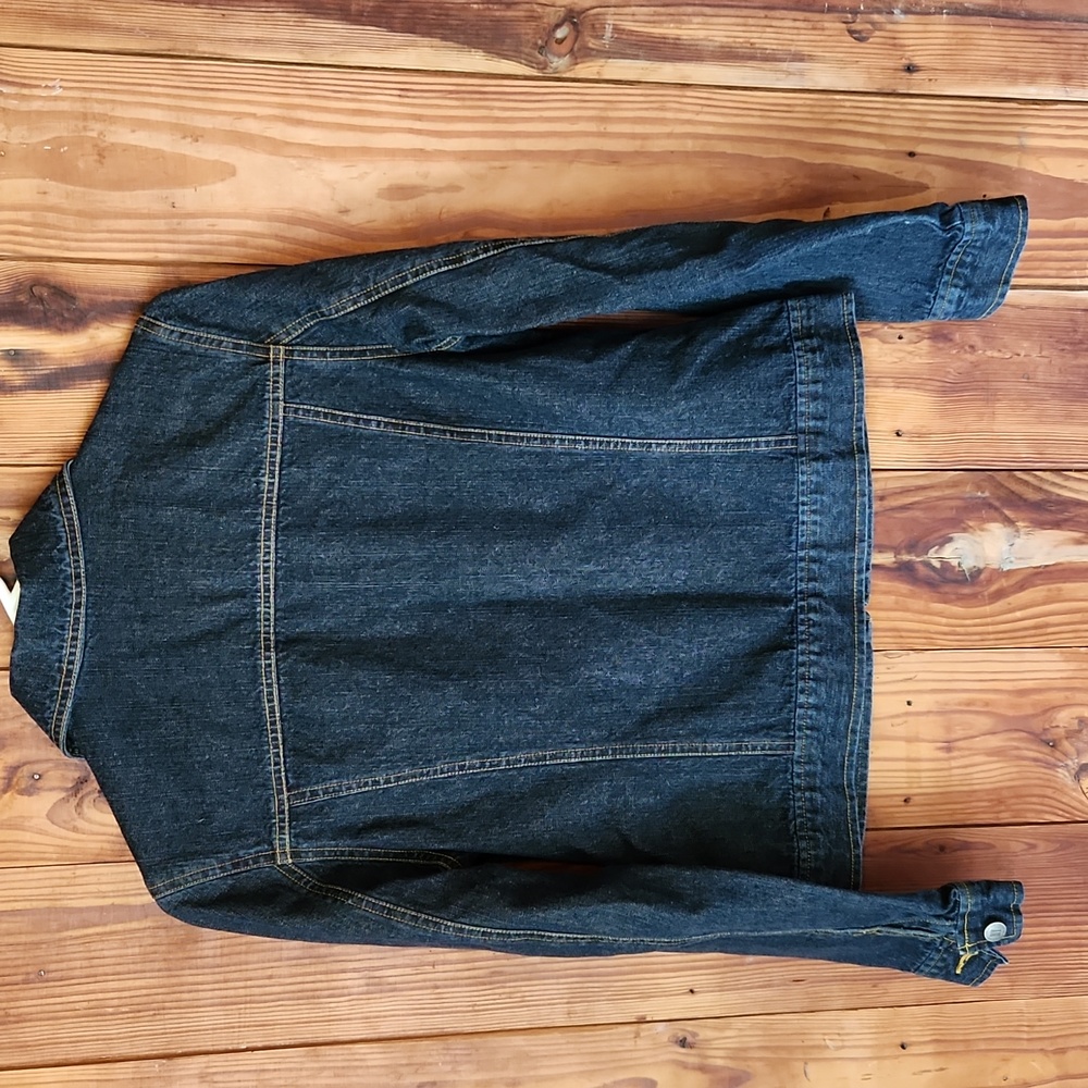 New York & Co Zip Front Denim Jean Jacket Size XS Western - Picture 4 of 6